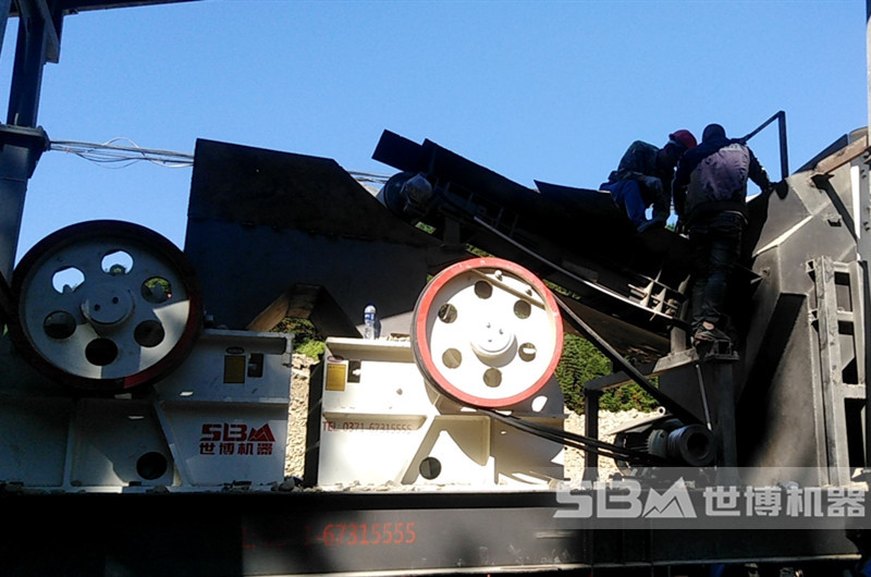 山東PE400x600鄂破機現場