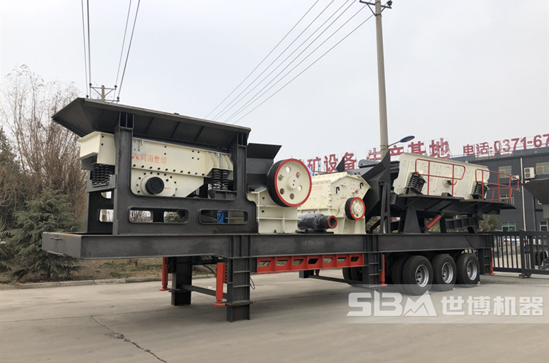 輪胎式移動破碎站，移動石子破碎機