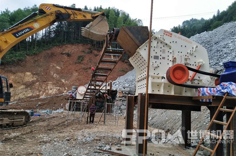 固定式洞渣碎石設備