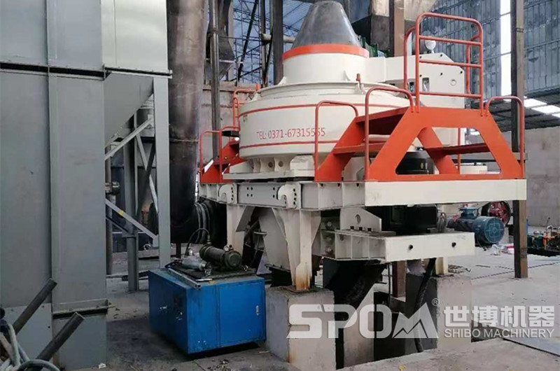 世博制砂機客戶現場圖，室內安裝