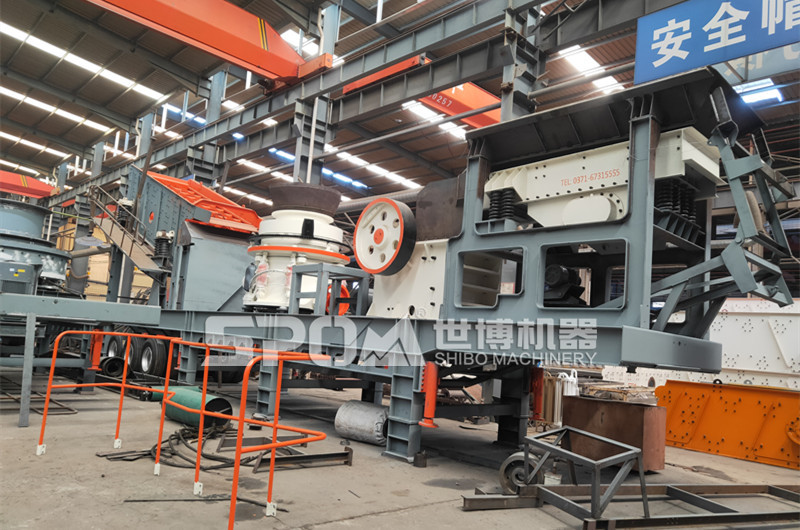 多機組合式移動設(shè)備，加工大理石廢料可用