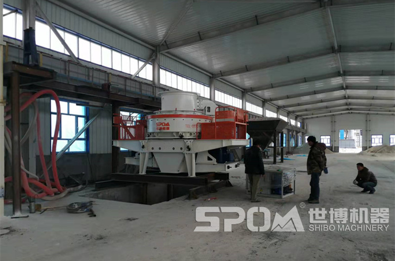 環(huán)保干法制砂現(xiàn)場圖